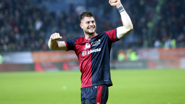 Cagliari 02 12 2019 Presso Stadio Sardegna Arena - Campionato serie A Tim 2019-20 incontro Cagliari vs Sampdoria
nella foto: esultanza di Alberto Cerri del cagliari
SILPRESS/ENRICO LOCCI