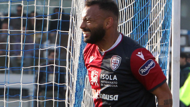 BRESCIA 19 / GENNAIO /2020 GIORNATA 20 CAMPIONATO SERIE A TIM 19-20
BRESCIA - CAGLIARI
foto MORONI - SILPRESS
nella Foto - Galv‹o Jo‹o Pedro. Esultanza Goal 0-1