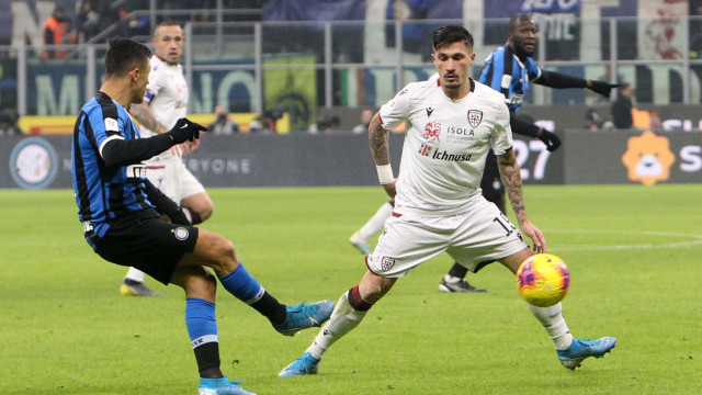 INTER-CAGLIARI 14-01-2020 FABIO PISACANE. MORONI/SILPRESS