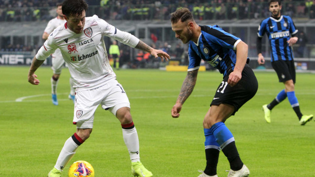 INTER-CAGLIARI 14-01-2020 NAHITAN NANDEZ. MORONI/SILPRESS