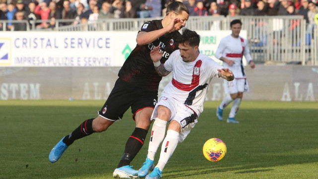 Cagliari 11 01 2020 Presso Stadio Sardegna Arena - Campionato serie A Tim 2019-20 incontro Cagliari vs Milan
nella foto: Zlatan Ibrahimovic
SILPRESS/ENRICO LOCCI