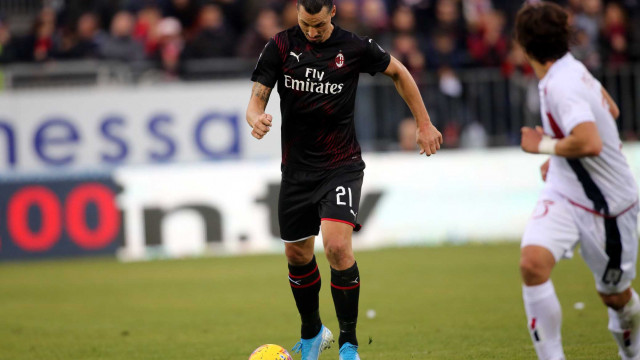 Cagliari 11 01 2020 Presso Stadio Sardegna Arena - Campionato serie A Tim 2019-20 incontro Cagliari vs Milan
nella foto: Zlatan Ibrahimovic
SILPRESS/ENRICO LOCCI