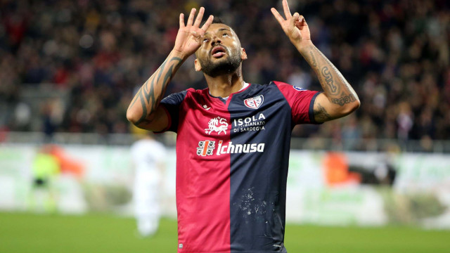 Cagliari 01 02 2020 Presso Stadio Sardegna Arena - Campionato serie A Tim 2019-20 incontro Cagliari vs Parma
nella foto: esultanza di Joao Pedro del cagliari
SILPRESS/ENRICO LOCCI