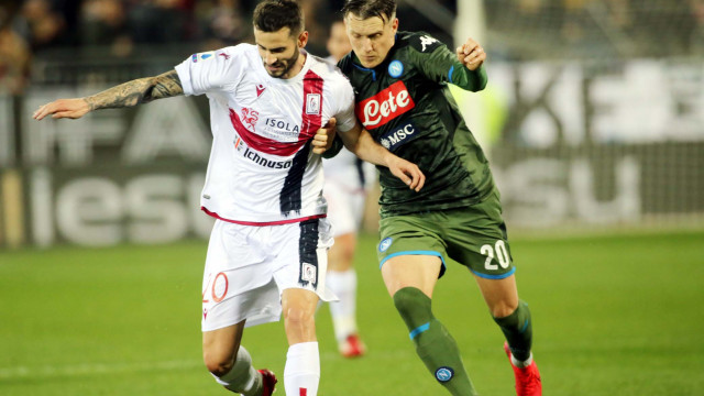 Cagliari 16 02 2020 Presso Stadio Sardegna Arena - Campionato serie A Tim 2019-20 incontro Cagliari vs Napoli
nella foto: Gaston Pereiro
SILPRESS/ENRICO LOCCI