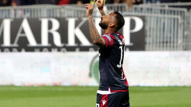 Cagliari 01 03 2020 Presso Stadio Sardegna Arena - Campionato serie A Tim 2019-20 incontro Cagliari vs Roma
nella foto: esultanza di joao pedro del cagliari
SILPRESS/ENRICO LOCCI