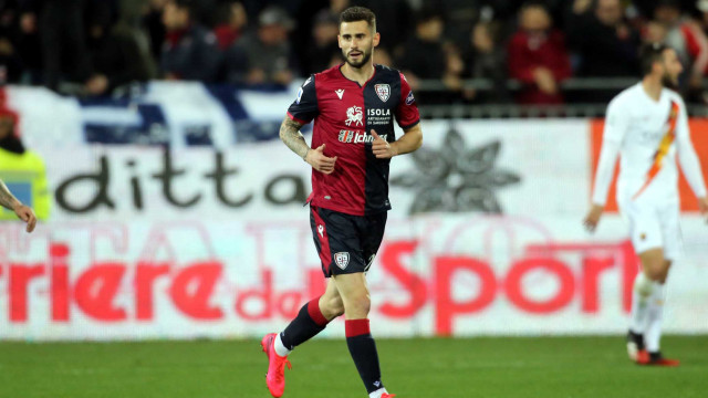 Cagliari 01 03 2020 Presso Stadio Sardegna Arena - Campionato serie A Tim 2019-20 incontro Cagliari vs Roma
nella foto: esultanza di gaston pereiro del cagliari
SILPRESS/ENRICO LOCCI
