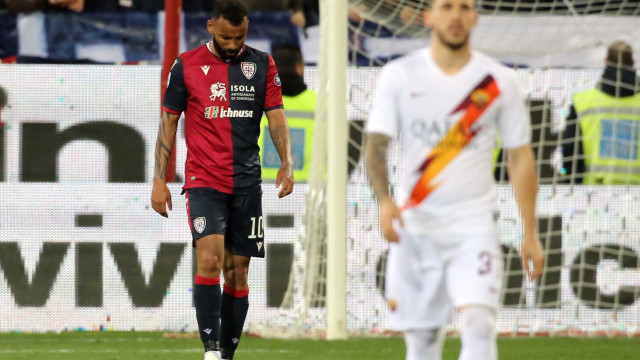 Cagliari 01 03 2020 Presso Stadio Sardegna Arena - Campionato serie A Tim 2019-20 incontro Cagliari vs Roma
nella foto: Joao Pedro dopo il suo gol del 3-4
SILPRESS/ENRICO LOCCI