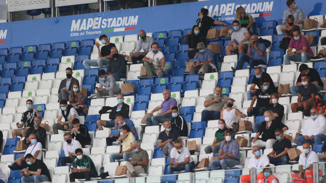 Reggio Emilia 20 Settembre 2020 Campionato serie A Tim 2020- 2021 stadio del tricolore 1 giornata
Sassuolo - Cagliari
Ph Mariani Moroni Silpress nella foto , tifosi