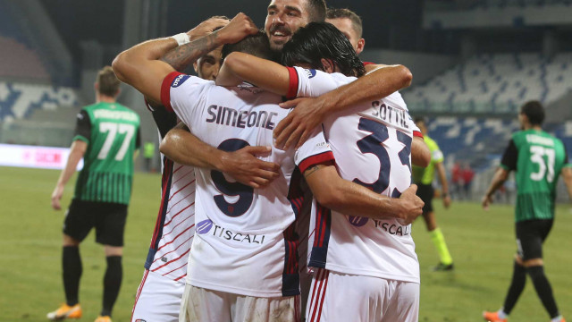 Reggio Emilia 20 Settembre 2020 Campionato serie A Tim 2020- 2021 stadio del tricolore 1 giornata
Sassuolo - Cagliari
Ph Mariani Moroni Silpress nella foto ,GIOVANNI SIMEONE GOAL