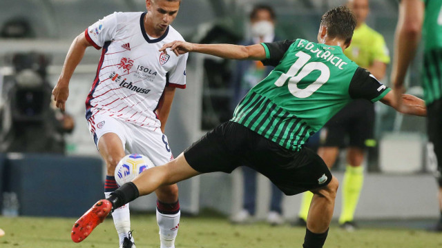 Reggio Emilia 20 Settembre 2020 Campionato serie A Tim 2020- 2021 stadio del tricolore 1 giornata
Sassuolo - Cagliari
Ph Mariani Moroni Silpress nella foto ,GIOVANNI SIMEONE