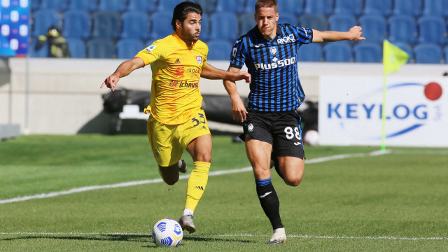 Bergamo 04 Ottobre 2020 Campionato serie A Tim 2020- 2021 stadio Gewuis Stadium 3 giornata
Atalanta - Cagliari
Ph Mariani Moroni Silpress nella foto MARIO PASALIC E RICCARDO SOTTIL