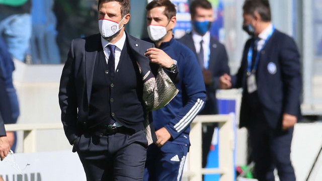 Bergamo 04 Ottobre 2020 Campionato serie A Tim 2020- 2021 stadio Gewuis Stadium 3 giornata
Atalanta - Cagliari
Ph Mariani Moroni Silpress nella foto EUSEBIO DI FRANCESCO ALL CAGLIARI
