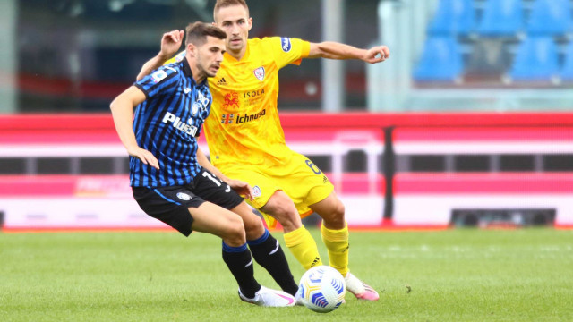 Bergamo 04 Ottobre 2020 Campionato serie A Tim 2020- 2021 stadio Gewuis Stadium 3 giornata
Atalanta - Cagliari
Ph Mariani Moroni Silpress nella foto , REMO FREULER E MARKO ROG