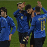 ITALIA - ESTONIA AMICHEVOLE 11-11-2020 ESULTANZA DI VNCENZO GRIFO. GALASSI SILVANO/SILPRESS