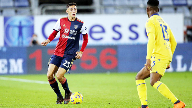 Cagliari 25 11 2020 Presso Stadio Sardegna Arena - Coppa Italia - Cagliari vs Verona
nella foto: Gabriele Zappa
SILPRESS/ENRICO LOCCI