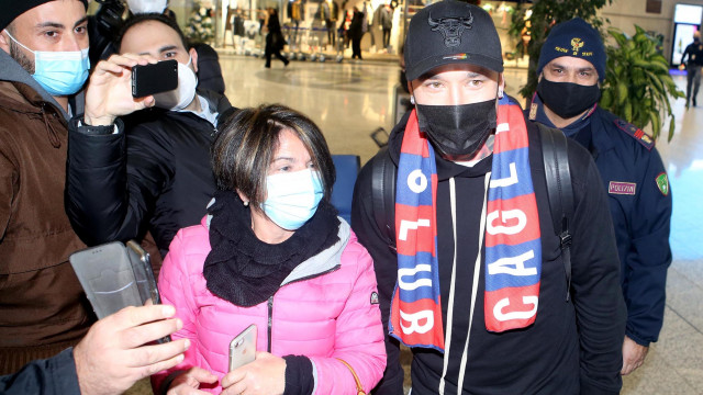 Cagliari 30 12 2020 Aeroporto Elmas (CA) arrivo di Radja Nainggolan a Cagliari
nella foto: Radja Nainggolan
SILPRESS/ENRICO LOCCI
