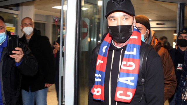 Cagliari 30 12 2020 Aeroporto Elmas (CA) arrivo di Radja Nainggolan a Cagliari
nella foto: Radja Nainggolan
SILPRESS/ENRICO LOCCI