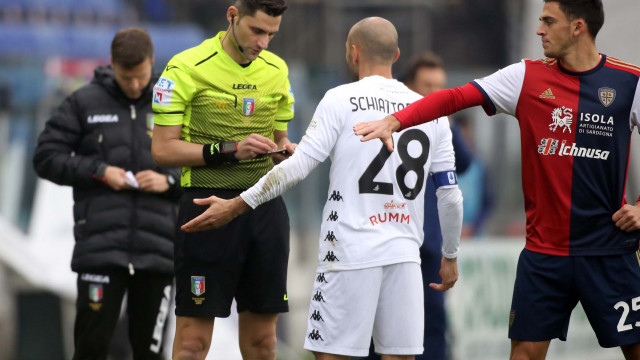 Cagliari 06 01 2021 Presso Stadio Sardegna Arena - Campionato seire A tim - Cagliari vs Benevento
nella foto: l'arbitro
SILPRESS/ENRICO LOCCI
