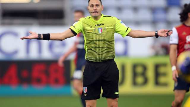 Cagliari 31 01 2021 Presso Stadio Sardegna Arena - Campionato seire A tim - Cagliari vs Sassuolo
nella foto: l arbitro
SILPRESS/ENRICO LOCCI