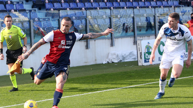 Cagliari 14 02 2021 Presso Stadio Sardegna Arena - Campionato seire A tim - Cagliari vs Atalanta
nella foto: Radja Nainggolan
SILPRESS/ENRICO LOCCI