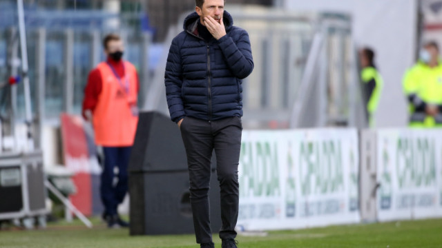 Cagliari 14 02 2021 Presso Stadio Sardegna Arena - Campionato seire A tim - Cagliari vs Atalanta
nella foto: Eusebio di Francesco
SILPRESS/ENRICO LOCCI