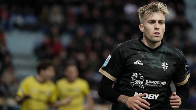 Mandatory Credit: Photo by Alessandro Tocco/NurPhoto/Shutterstock (15142037bt)
Mattia Felici (#97 Cagliari Calcio) participates in the Serie A TIM match between Cagliari Calcio and Parma Calcio in Italy on February 9, 2025.
Cagliari v Parma - Serie A, Italy - 09 Feb 2025