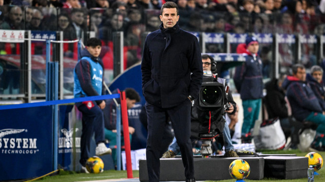 Thiago Motta, Mister of Juventus FC during Cagliari Calcio vs Juventus FC, Italian soccer Serie A match in Cagliari, Italy, February 23 2025