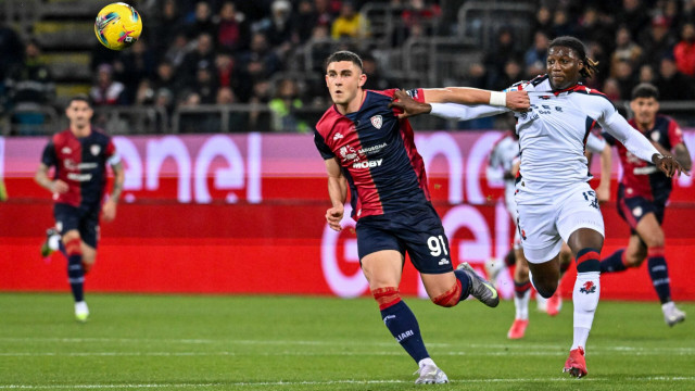 Roberto Piccoli of Cagliari Calcio during Cagliari Calcio vs Genoa CFC, Italian soccer Serie A match in Cagliari, Italy, March 07 2025