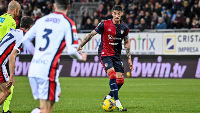 Alessandro Deiola of Cagliari Calcio during Cagliari Calcio vs Genoa CFC, Italian soccer Serie A match in Cagliari, Italy, March 07 2025