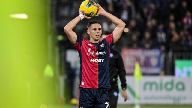 Gabriele Zappa of Cagliari Calcio during Cagliari Calcio vs Genoa CFC, Italian soccer Serie A match in Cagliari, Italy, March 07 2025
