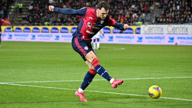 Nadir Zortea of Cagliari Calcio during Cagliari Calcio vs Genoa CFC, Italian soccer Serie A match in Cagliari, Italy, March 07 2025