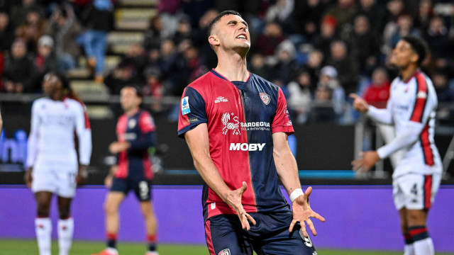 Roberto Piccoli of Cagliari Calcio during Cagliari Calcio vs Genoa CFC, Italian soccer Serie A match in Cagliari, Italy, March 07 2025