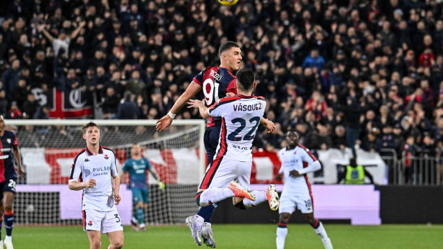 Roberto Piccoli of Cagliari Calcio during Cagliari Calcio vs Genoa CFC, Italian soccer Serie A match in Cagliari, Italy, March 07 2025
