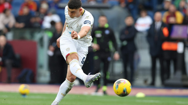 Rome, Italy 16.03.2025 : Roberto Piccoli of Cagliari during Italian football championship Serie A Enilive 2024-2025 match AS Roma vs Cagliari Calcio at OLYMPIC STADIUM in Rome