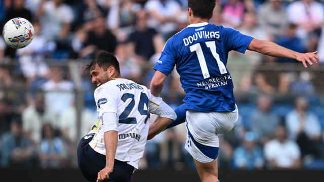 Cm Como 10/05/2025 - campionato di calcio serie A / Como-Cagliari / foto Cristiano Mazzi/Image Sport
nella foto: Tasos Douvikas-24ca+