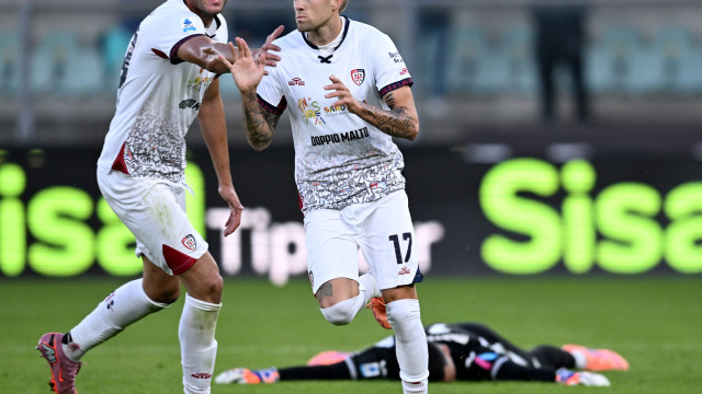 Db Verona 26/10/2025 - campionato di calcio serie A / Hellas Verona-Cagliari / foto Daniele Buffa/Image Sport
nella foto: esultanza gol Mattia Felici