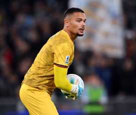 Dc Roma 03/11/2025 - campionato di calcio serie A / Lazio-Cagliari / foto Domenico Cippitelli/Image Sport
nella foto: Elia Caprile