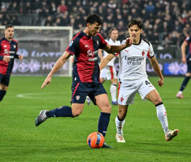 Luca Mazzitelli of Cagliari Calcio during Cagliari Calcio vs AC Milan, Italian soccer Serie A match in Cagliari, Italy, January 02 2026