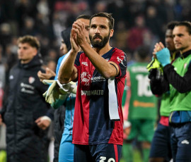 Leonardo Pavoletti of Cagliari Calcio during Cagliari Calcio vs AC Milan, Italian soccer Serie A match in Cagliari, Italy, January 02 2026