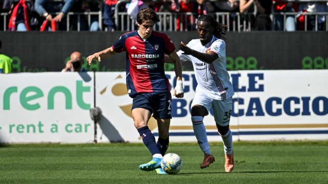 Marco Palestra of Cagliari Calcio during Cagliari Calcio vs US Cremonese, Italian soccer Serie A match in Cagliari, Italy, April 11 2026
