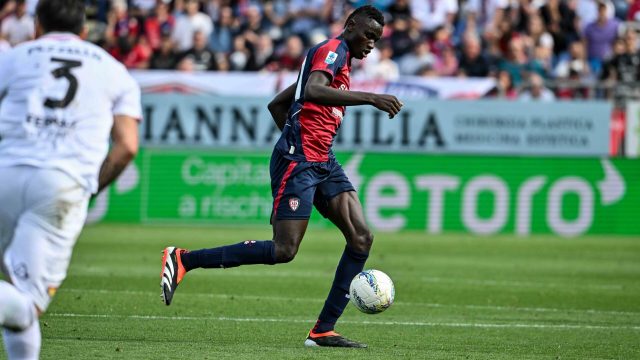 Mendy of Cagliari Calcio during Cagliari Calcio vs US Cremonese, Italian soccer Serie A match in Cagliari, Italy, April 11 2026