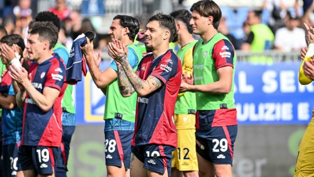 Gianluca Gaetano of Cagliari Calcio during Cagliari Calcio vs US Cremonese, Italian soccer Serie A match in Cagliari, Italy, April 11 2026