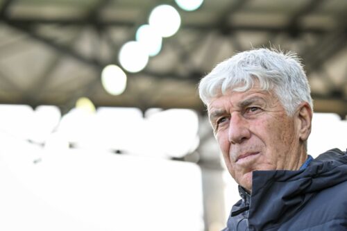 Gian Piero Gasperini Head Coach of AS Roma  during  Cagliari Calcio vs AS Roma, Italian soccer Serie A match in Cagliari, Italy, December 07 2025