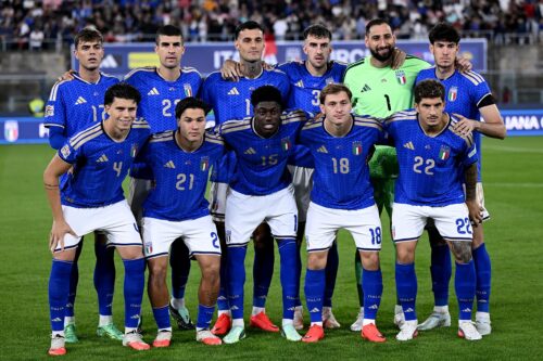 Db Bologna 05/10/2026 - Nations League / Italia-Turchia / foto Daniele Buffa/Image Sport
nella foto: formazione italia