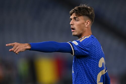 Mg Roma 25/09/2026 - Nations League / Italia-Belgio / foto Matteo Gribaudi/Image Sport
nella foto: Daniel Maldini