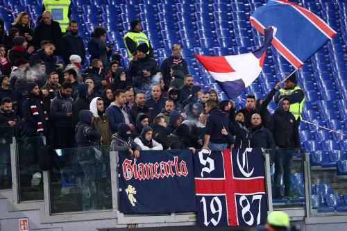 ROMA-CAGLIARI. TIOSIDEL CAGLIARI.SILPRESS
