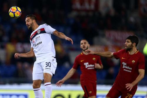 ROMA-CAGLIARI. LEONARDO PAVOLETTI E FEDERICO FAZIO IN AZIONE.SILPRESS