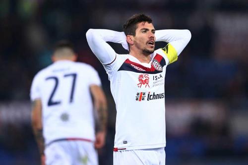 ROMA-CAGLIARI. DELUSIONE DI DIEGO FARIAS.SILPRESS
