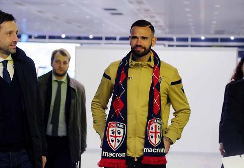 Arrivo a cagliari di Leandro Castan