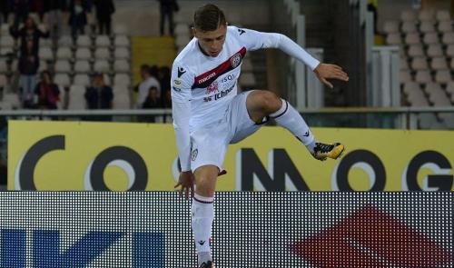 TORINO-CAGLIARI. 29-10-2017 ESULTANZA  DI BARELLA. SILPRESS